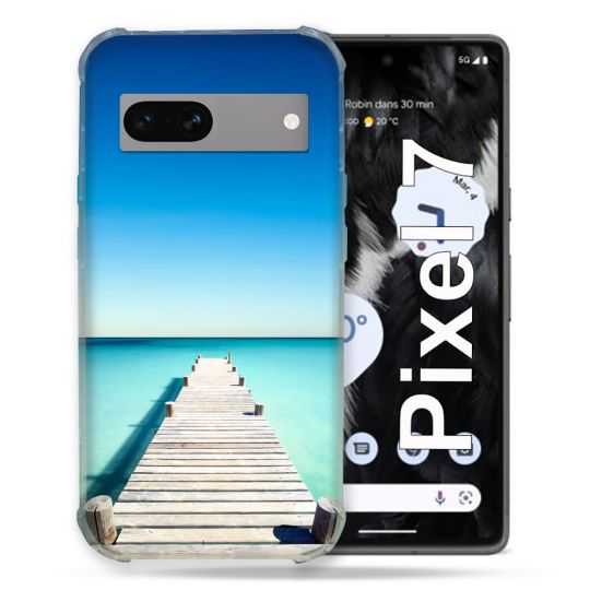 Coque Renforcée Pour Google Pixel 7 Nature Pont Mer