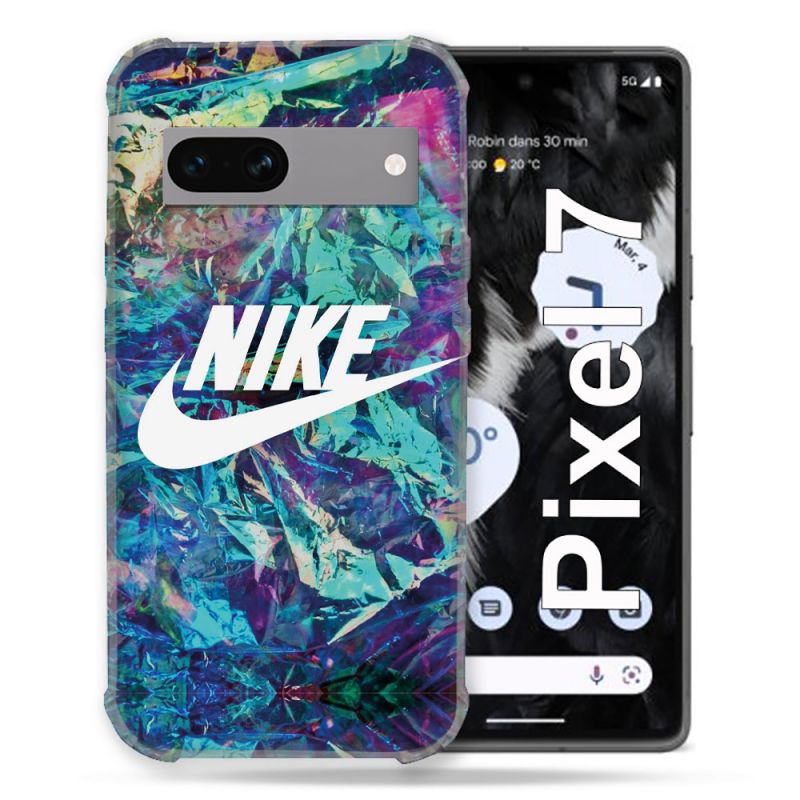 Coque Renforcée Pour Google Pixel 7 Nike Turquoise
