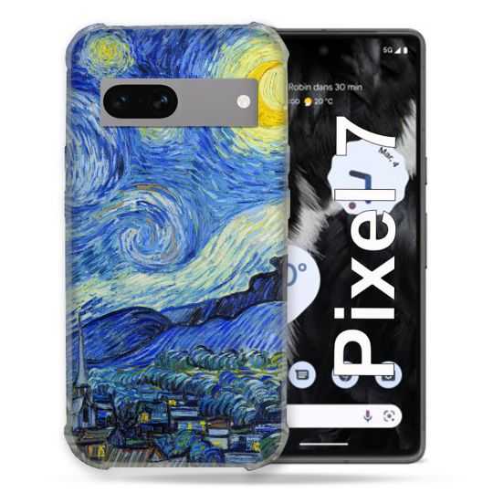 Coque Renforcée Pour Google Pixel 7 Peinture La nuit étoilée
