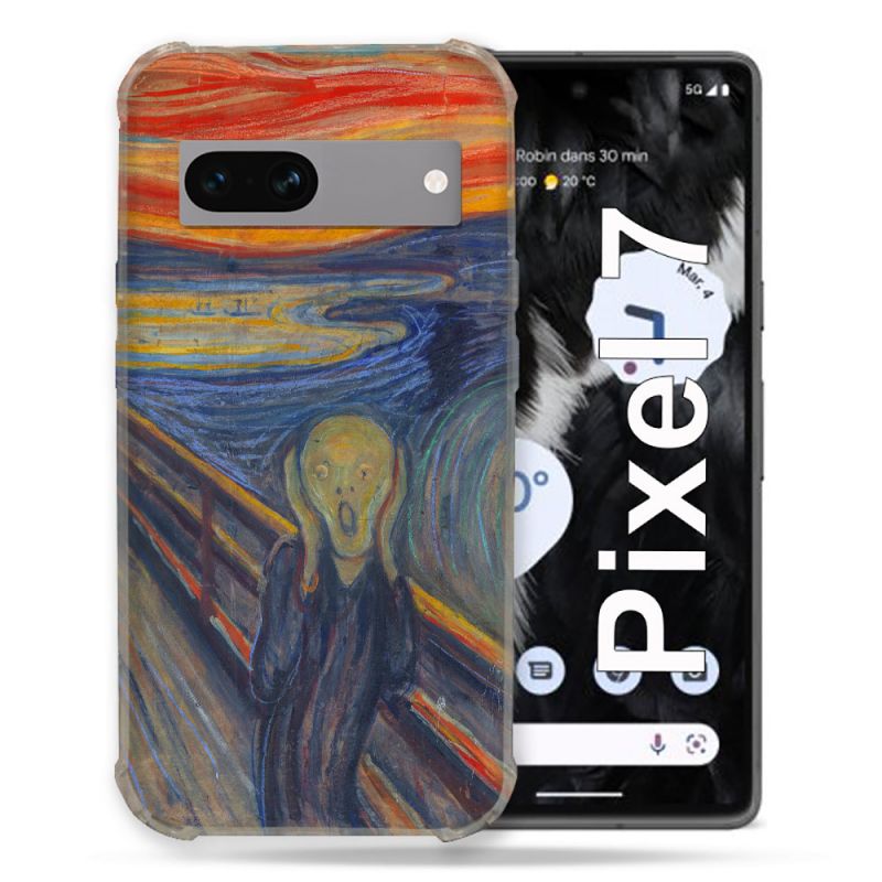 Coque Renforcée Pour Google Pixel 7 Peinture Le Cri
