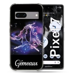 Coque Renforcée Pour Google Pixel 7 Signe Zodiaque 2 Gémeaux