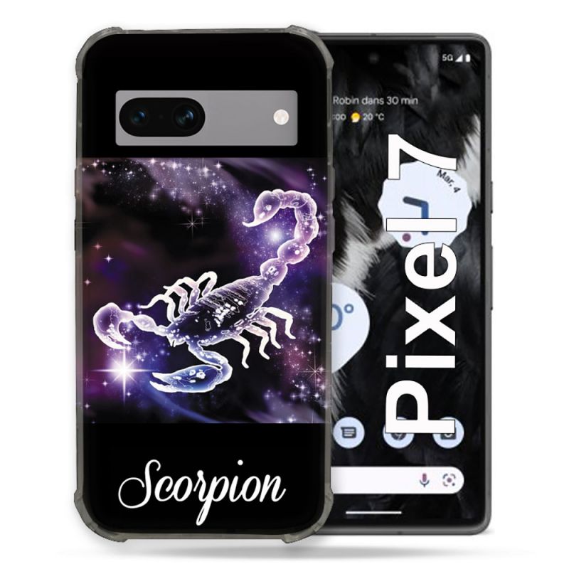 Coque Renforcée Pour Google Pixel 7 Signe Zodiaque 2 Scorpion