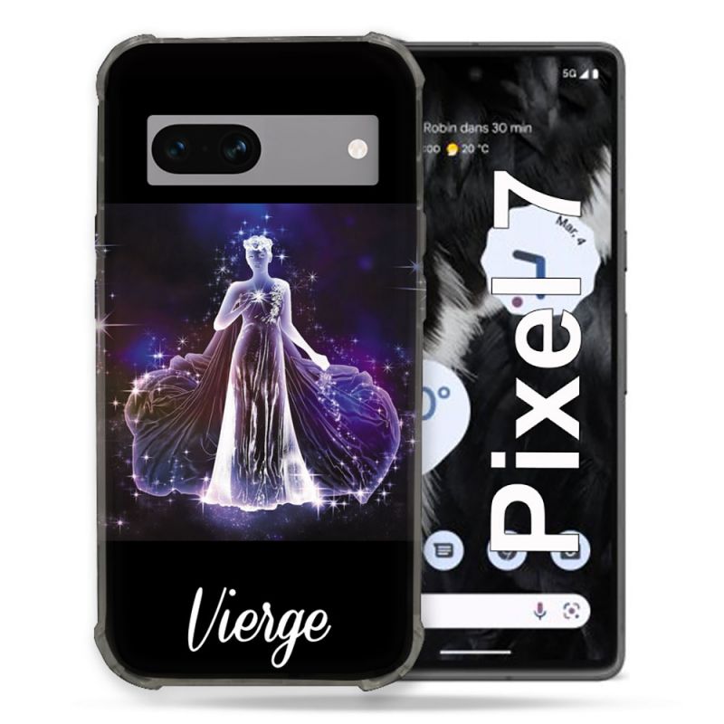 Coque Renforcée Pour Google Pixel 7 Signe Zodiaque 2 Vierge