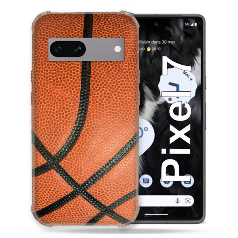 Coque Renforcée Pour Google Pixel 7 Sport Ballon Basket
