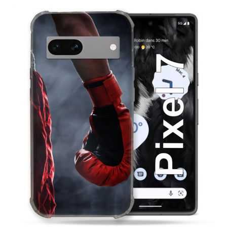 Coque Renforcée Pour Google Pixel 7 Sport Boxe Gant Rouge