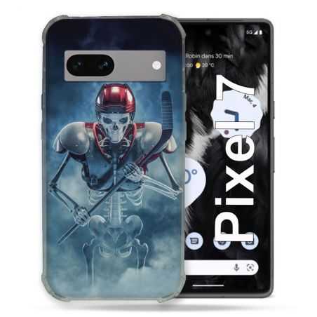 Coque Renforcée Pour Google Pixel 7 Sport Hockey Squelette
