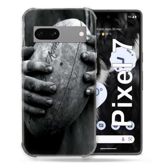 Coque Renforcée Pour Google Pixel 7 Sport Rugby Ballon Vintage