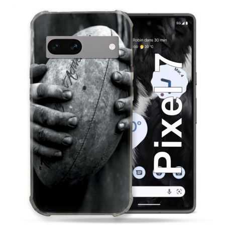 Coque Renforcée Pour Google Pixel 7 Sport Rugby Ballon Vintage