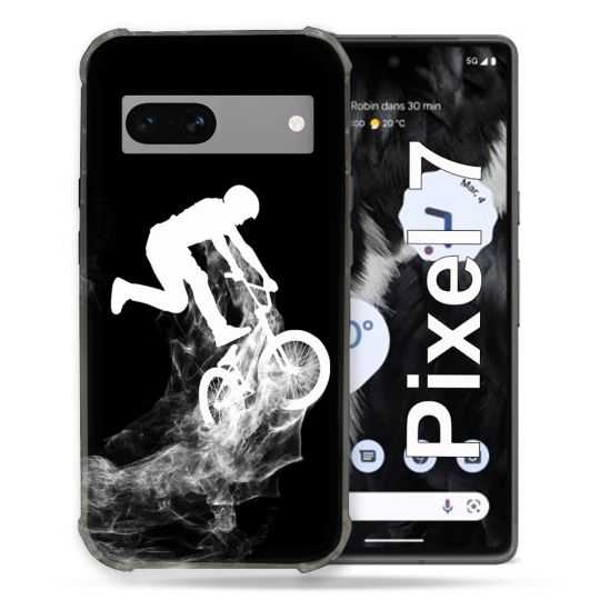 Coque Renforcée Pour Google Pixel 7 Sport VTT Noir