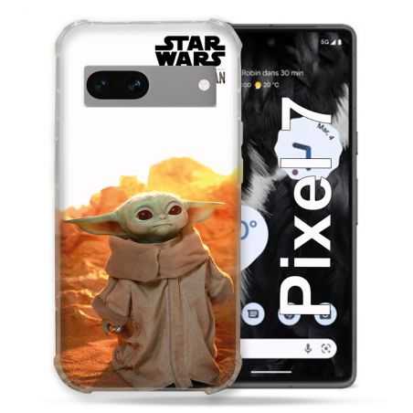 Coque Renforcée Pour Google Pixel 7 Star Wars - Yoda bebe soleil