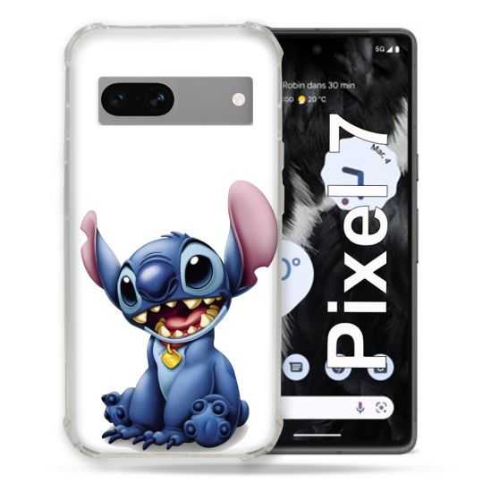 Coque Renforcée Pour Google Pixel 7 Stitch Blanc