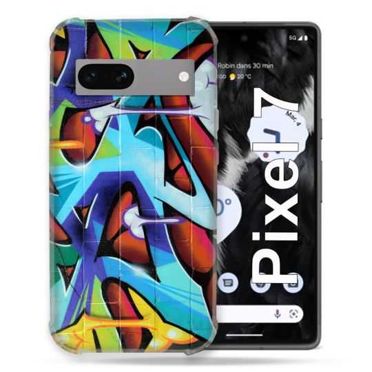 Coque Renforcée Pour Google Pixel 7 Street Art Graf Color
