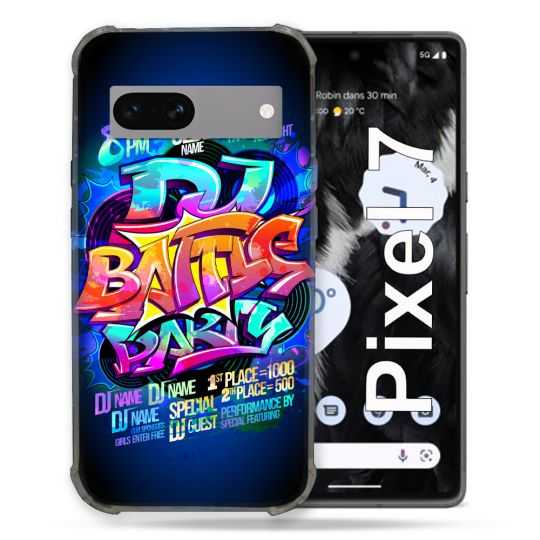 Coque Renforcée Pour Google Pixel 7 Street Art Rap