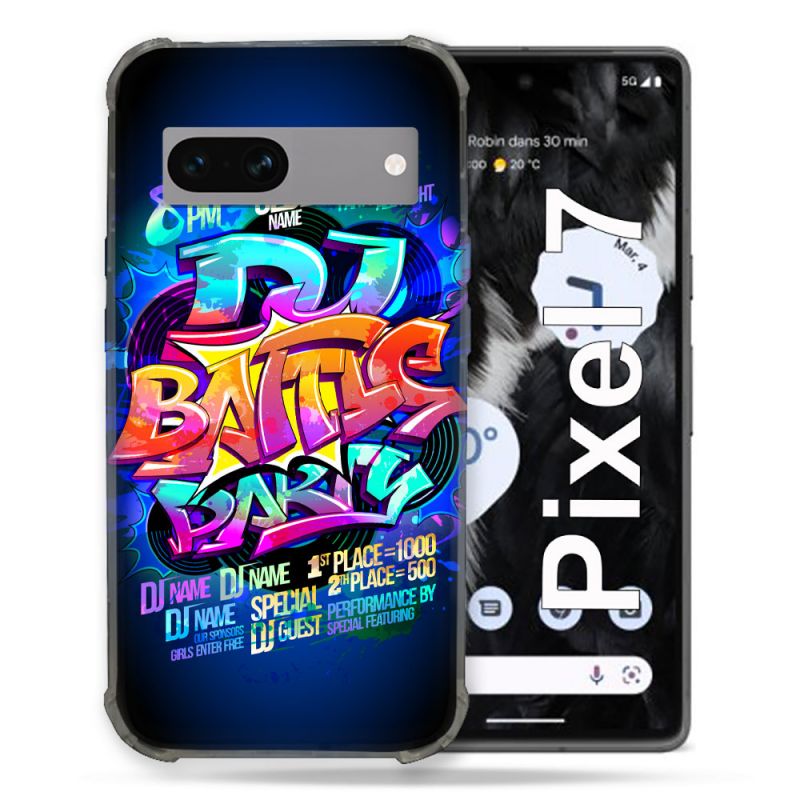 Coque Renforcée Pour Google Pixel 7 Street Art Rap