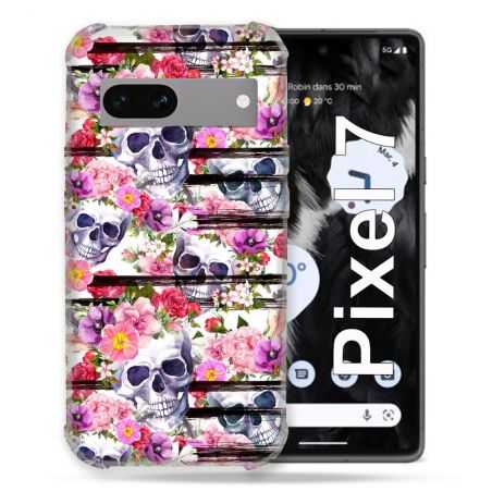 Coque Renforcée Pour Google Pixel 7 Tete de Mort Pattern