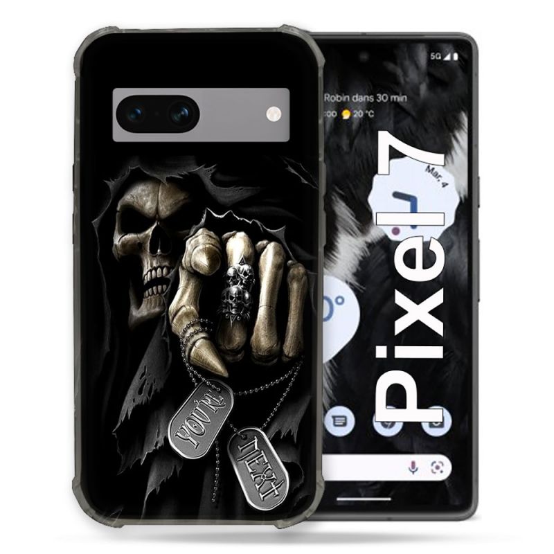 Coque Renforcée Pour Google Pixel 7 Tete de Mort Your Next