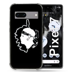 Coque Renforcée Pour Google Pixel 7 Voyage Corse Noir