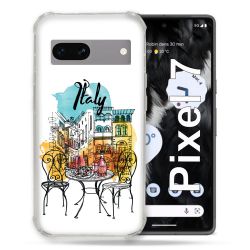 Coque Renforcée Pour Google Pixel 7 Voyage Italie Vintage