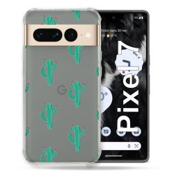 Coque Renforcée Transparente Pour Google Pixel 7 Cactus