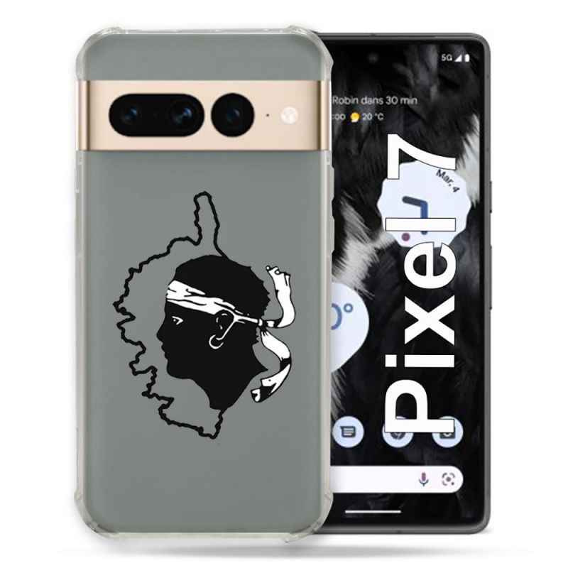 Coque Renforcée Transparente Pour Google Pixel 7 Corse