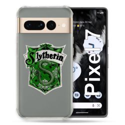 Coque Renforcée Transparente Pour Google Pixel 7 Harry Potter Slytherin