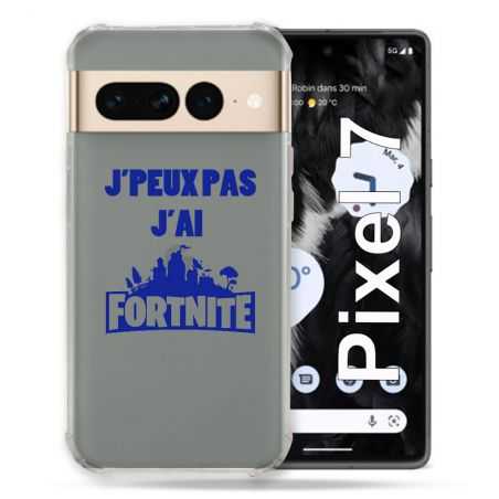 Coque Renforcée Transparente Pour Google Pixel 7 Jpeux pas jai Fortnite
