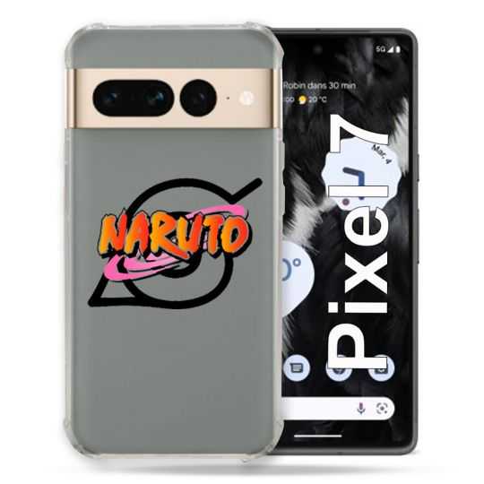 Coque Renforcée Transparente Pour Google Pixel 7 Naruto Logo