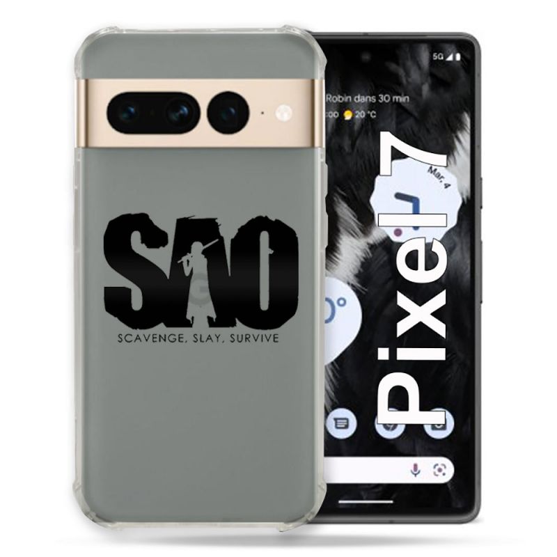 Coque Renforcée Transparente Pour Google Pixel 7 SAO
