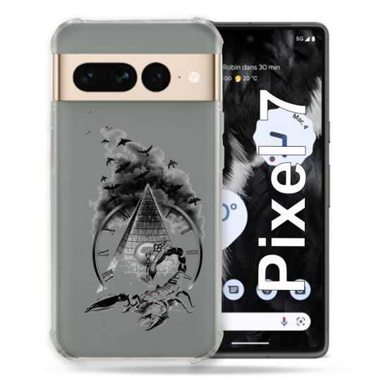 Coque Renforcée Transparente Pour Google Pixel 7 Scorpion