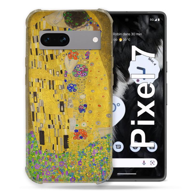 Coque Renforcée Pour Google Pixel 7 Peinture Le Baiser