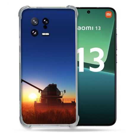 Coque Renforcée pour Xiaomi Mi 13 Agriculture Moissonneuse Soleil