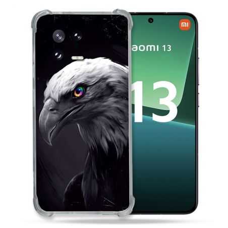 Coque Renforcée pour Xiaomi Mi 13 Animal Aigle Royal Noir