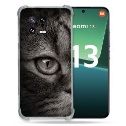 Coque Renforcée pour Xiaomi Mi 13 Animal Chat Gris