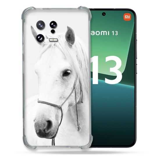 Coque Renforcée pour Xiaomi Mi 13 Animal Cheval Cristal