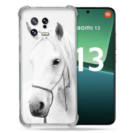 Coque Renforcée pour Xiaomi Mi 13 Animal Cheval Cristal