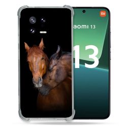 Coque Renforcée pour Xiaomi Mi 13 Animal Cheval Marron