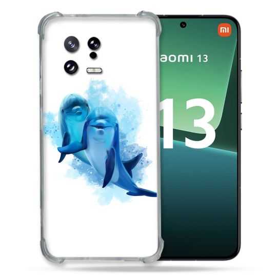 Coque Renforcée pour Xiaomi Mi 13 Animal Dauphin Duo