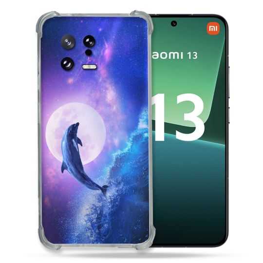 Coque Renforcée pour Xiaomi Mi 13 Animal Dauphin Vague