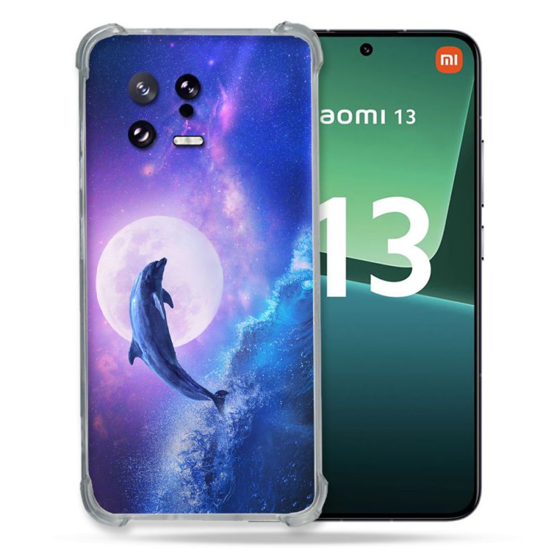 Coque Renforcée pour Xiaomi Mi 13 Animal Dauphin Vague