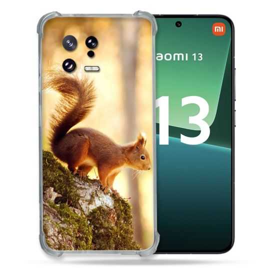 Coque Renforcée pour Xiaomi Mi 13 Animal Ecureuil Bois