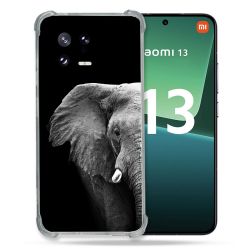 Coque Renforcée pour Xiaomi Mi 13 Animal Elephant Noir