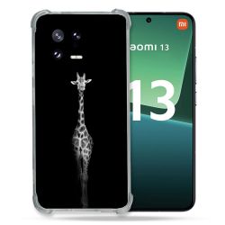 Coque Renforcée pour Xiaomi Mi 13 Animal Girafe Noire