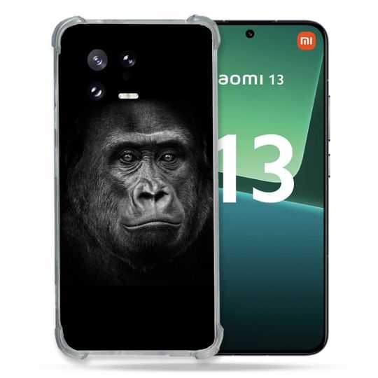 Coque Renforcée pour Xiaomi Mi 13 Animal Gorille Noir