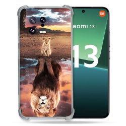 Coque Renforcée pour Xiaomi Mi 13 Animal Lion Reflet