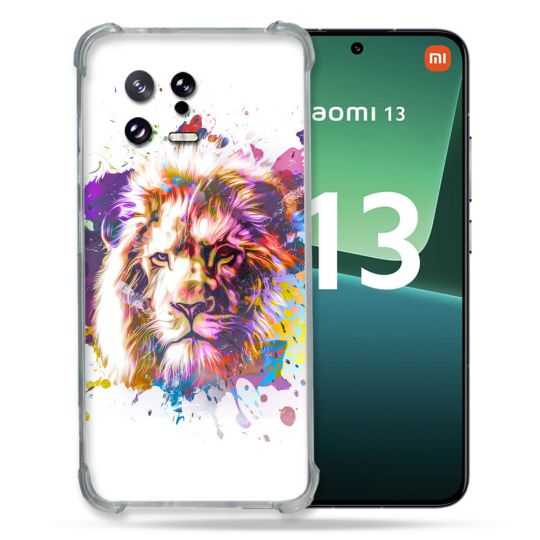 Coque Renforcée pour Xiaomi Mi 13 Animal Lion Tag
