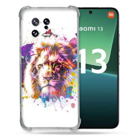 Coque Renforcée pour Xiaomi Mi 13 Animal Lion Tag