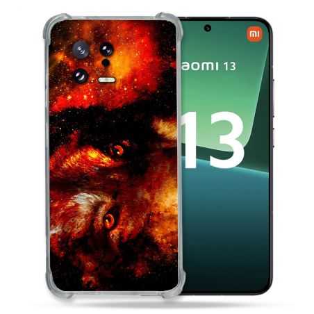 Coque Renforcée pour Xiaomi Mi 13 Animal Loup Espace