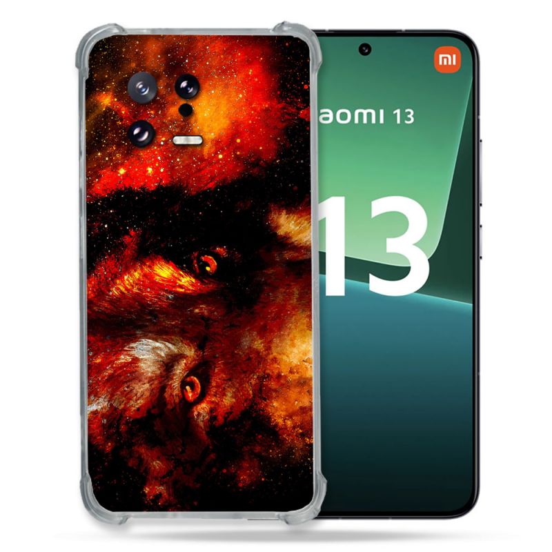 Coque Renforcée pour Xiaomi Mi 13 Animal Loup Espace