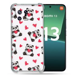 Coque Renforcée pour Xiaomi Mi 13 Animal Panda Cœur
