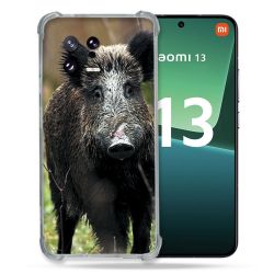 Coque Renforcée pour Xiaomi Mi 13 Chasse Sanglier bois